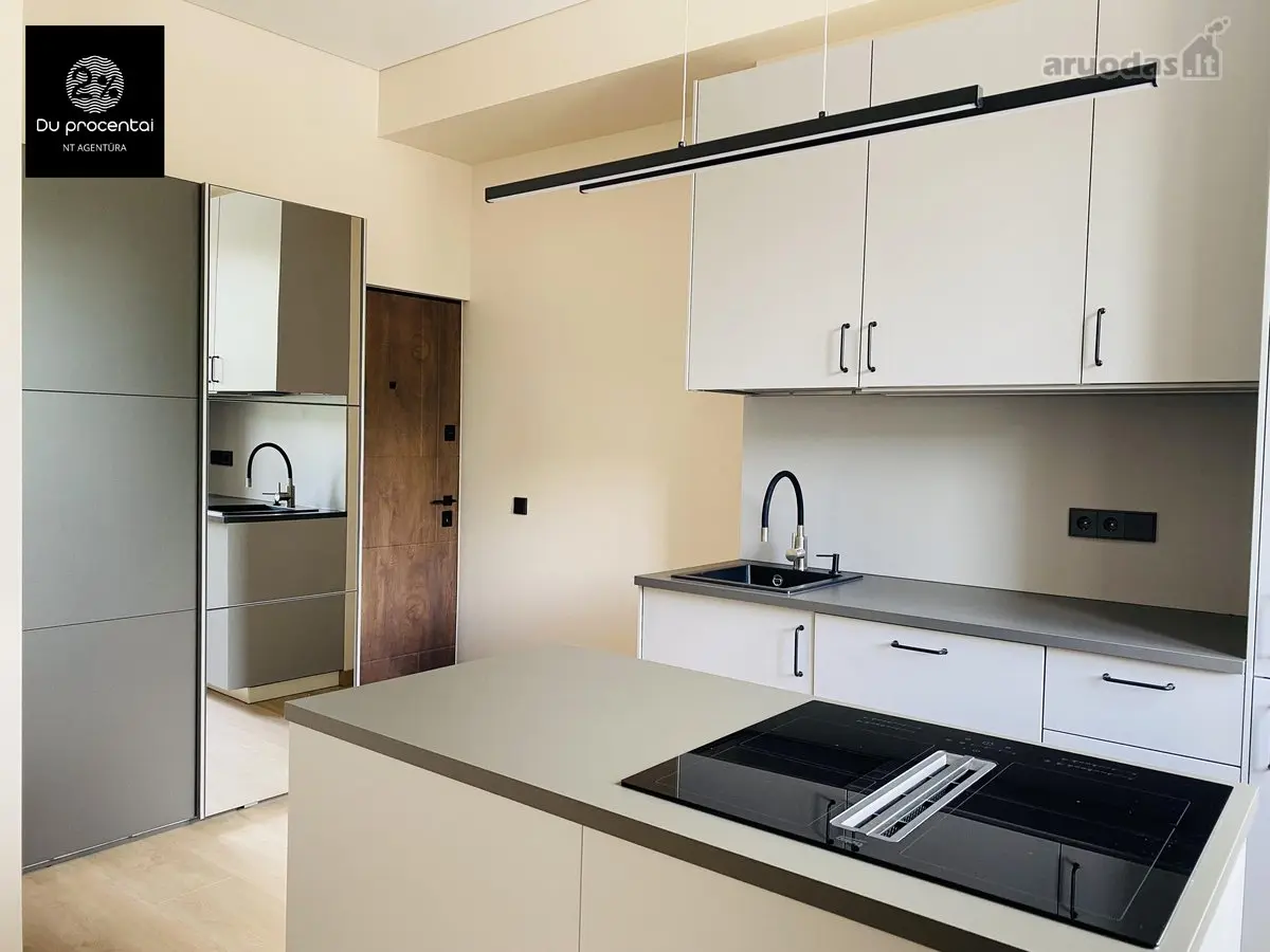 Renovated kitchen at S. Nėries g. in Klaipėda